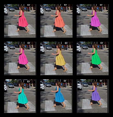 RONI DRESS Collage
